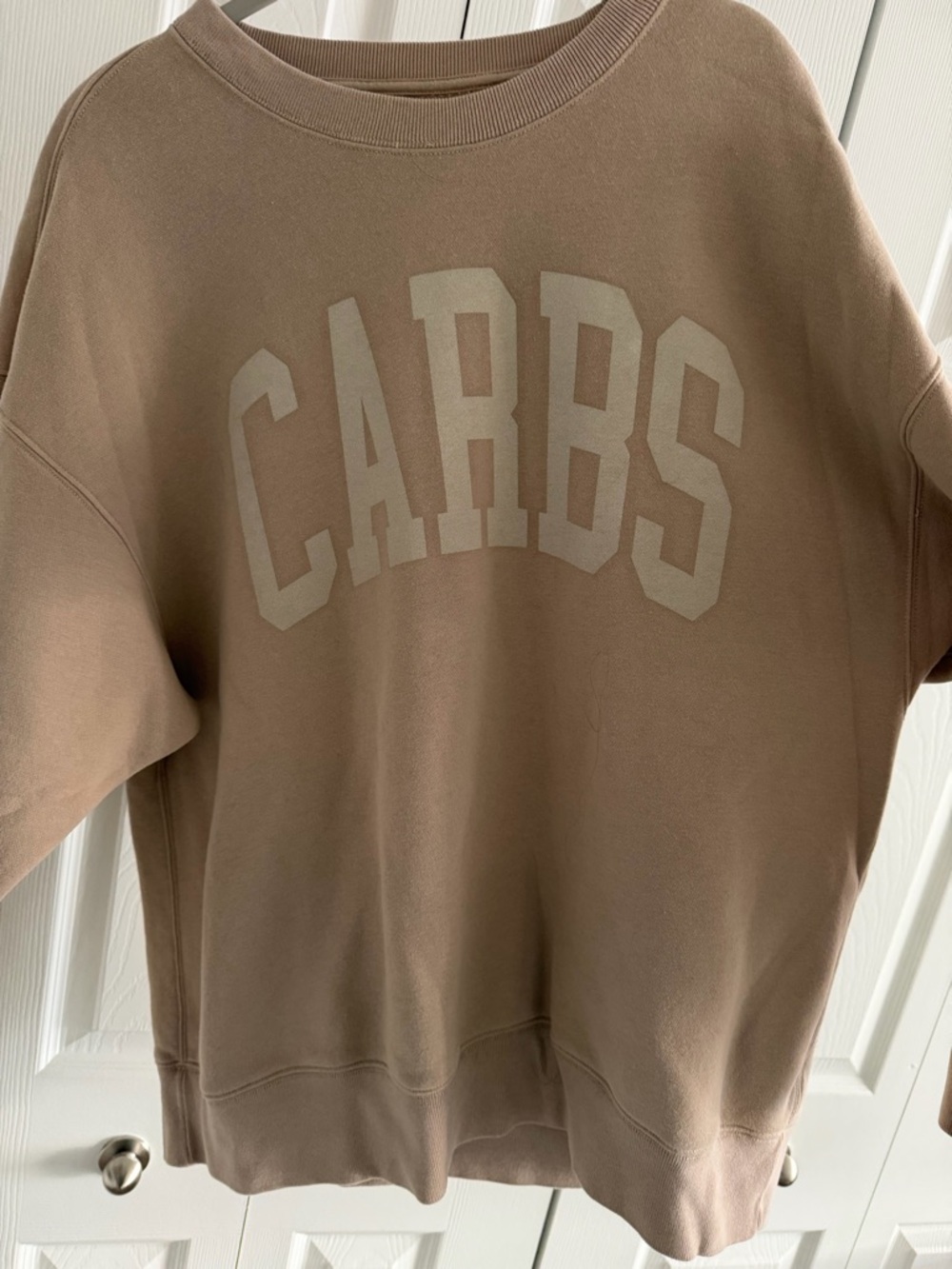 Abercrombie & Fitch Taupe Crewneck Sweatshirt